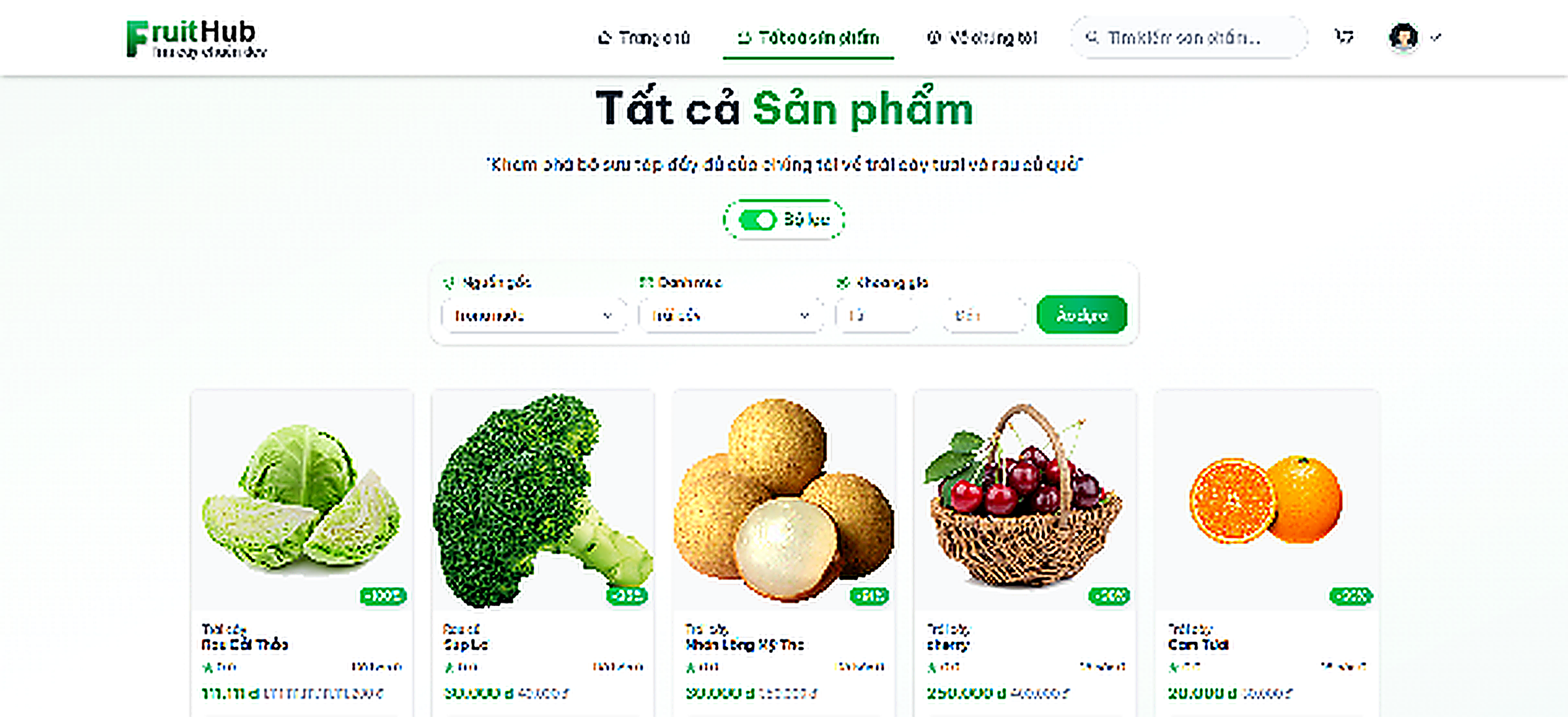 FruitHub product view 5